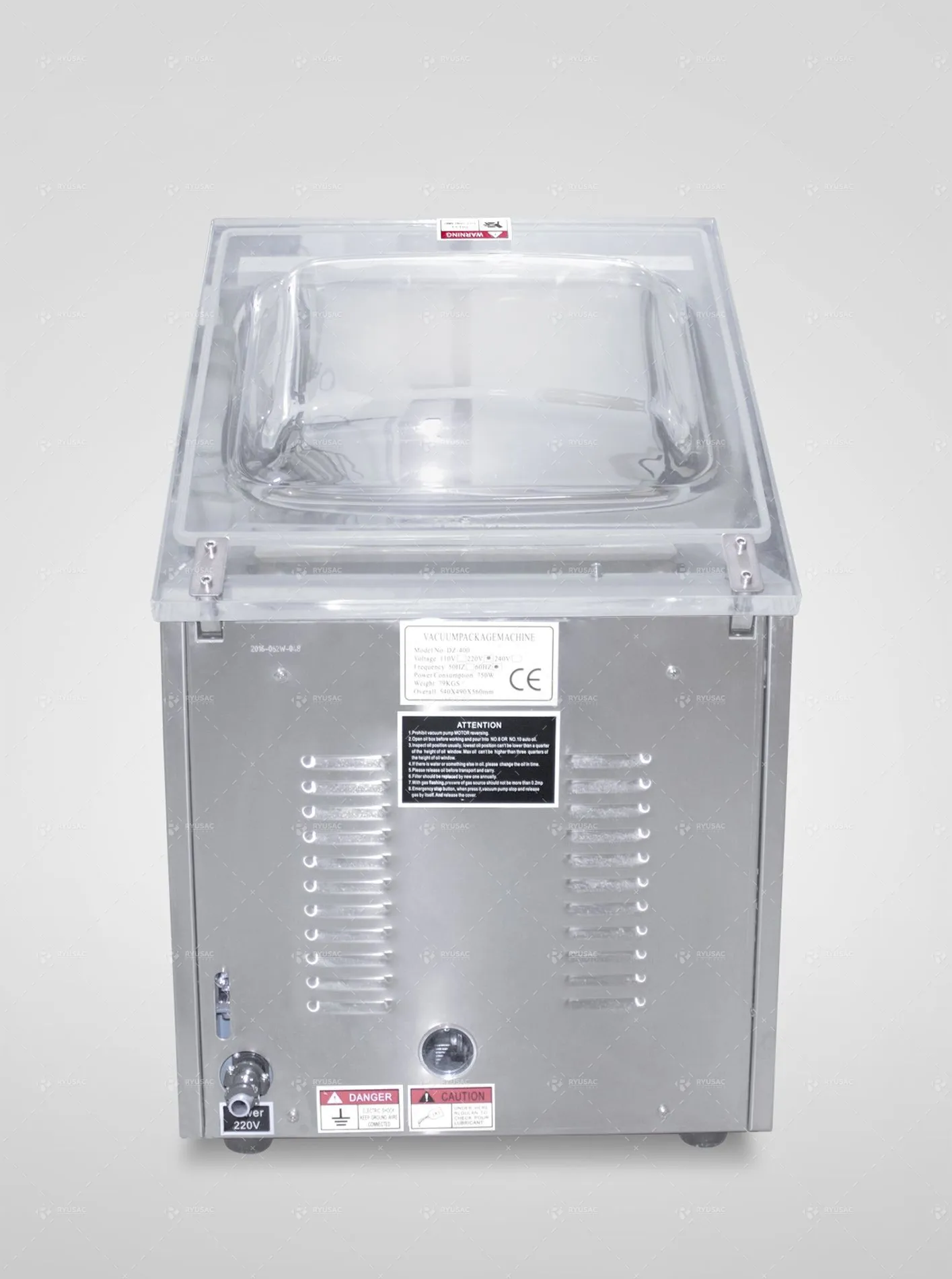 Empacadora al Vacío SV4 soble sellado - RYU