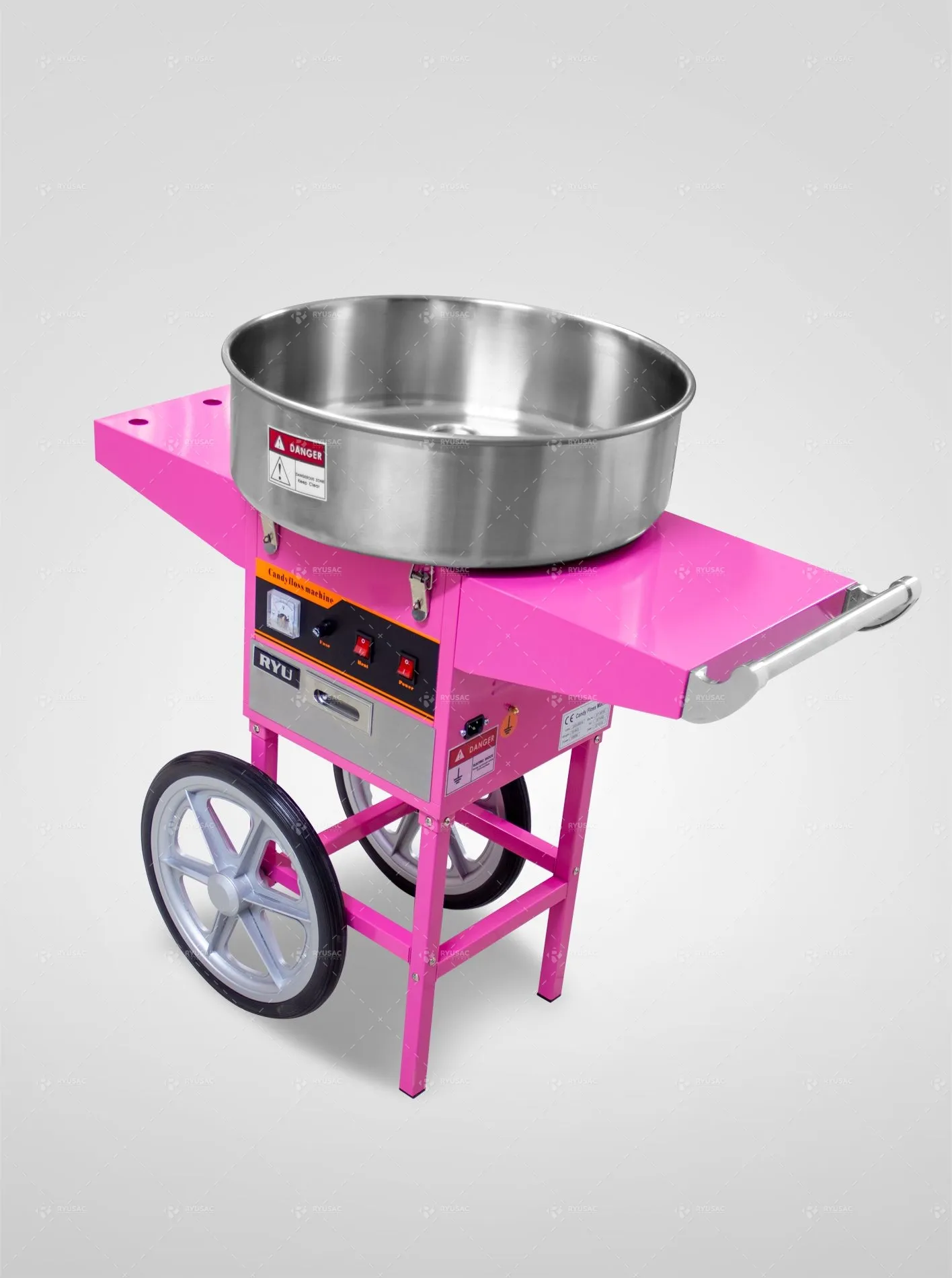 MAQUINA DE ALGODÓN DULCE CON CARRITO  – RYU