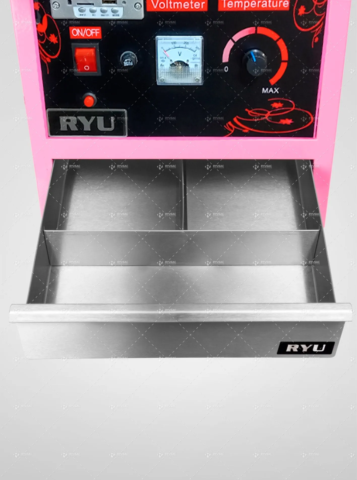 MAQUINA DE ALGODÓN DULCE CON CARRITO  – RYU