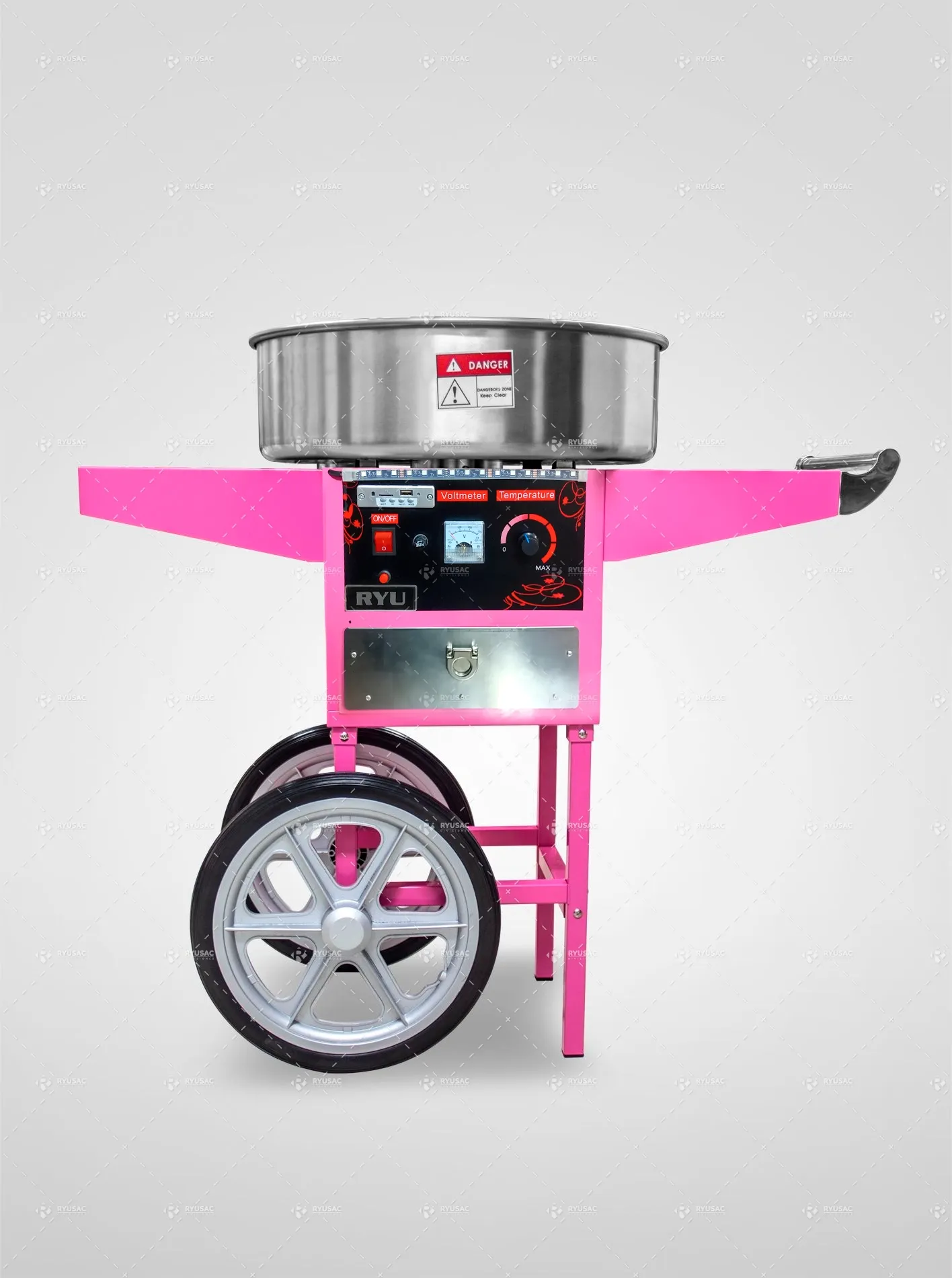 MAQUINA DE ALGODÓN DULCE CON CARRITO  – RYU