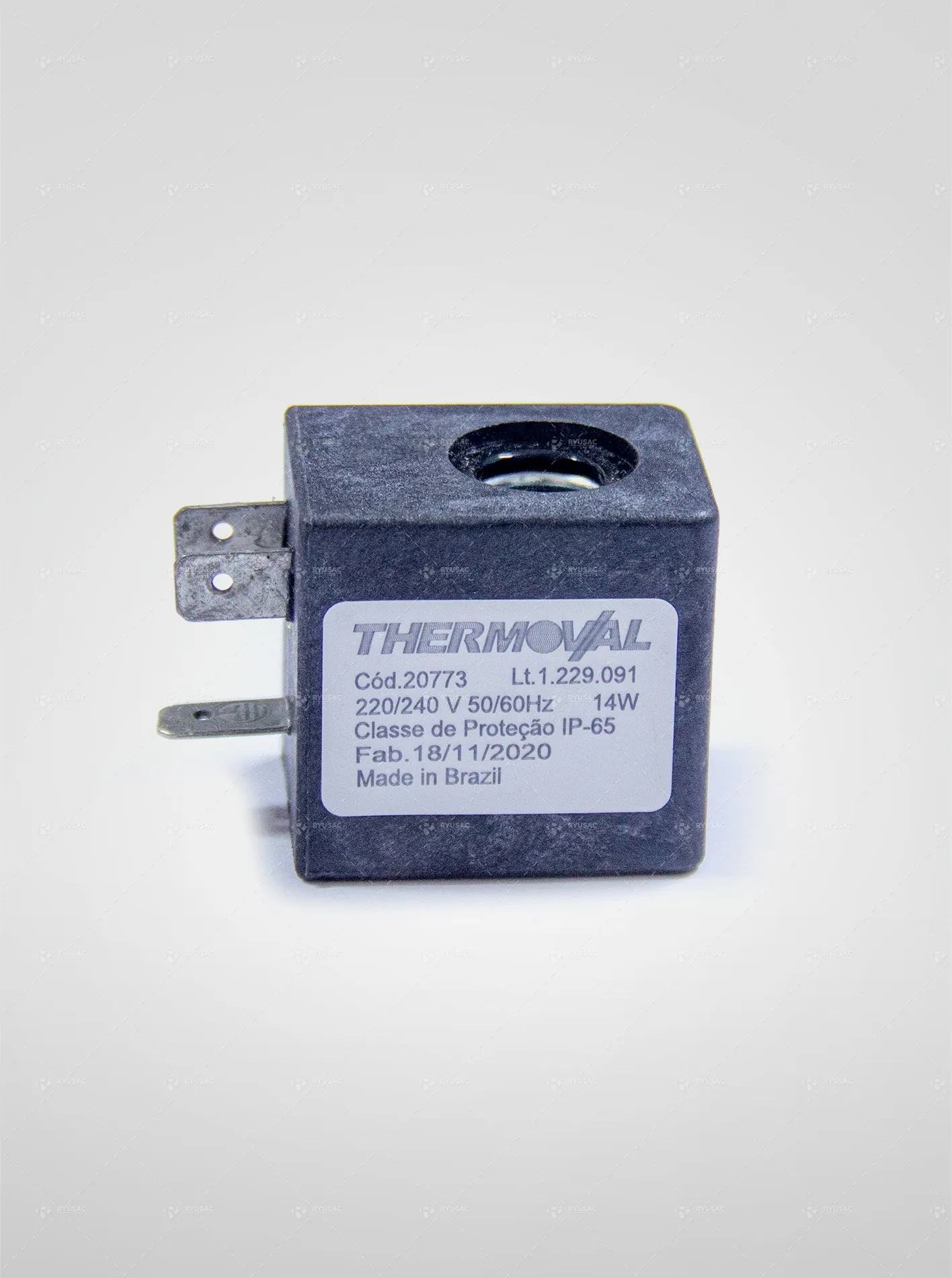 Bobina bypass de ingreso de agua - repuesto maquina de hielo