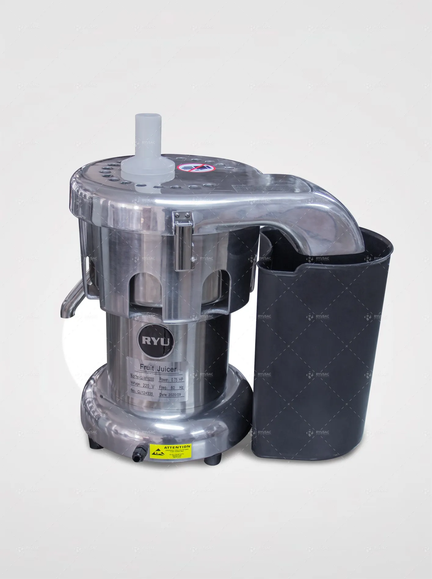 Extractor de Frutas y Verduras 110 KG/H – RYU