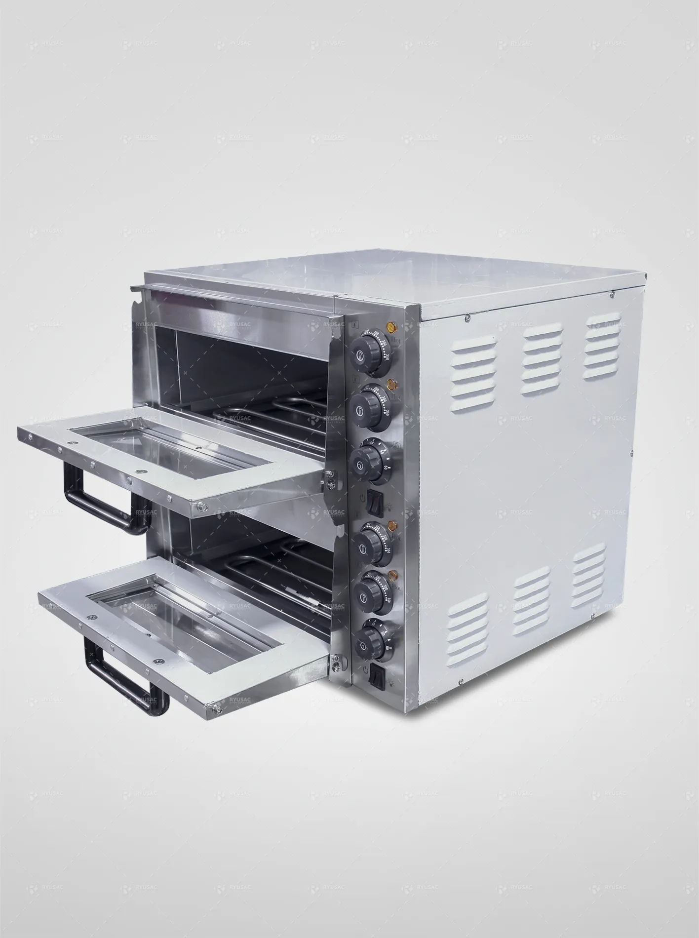 Horno para Pizza Eléctrico de 2 Camaras independientes - RYU