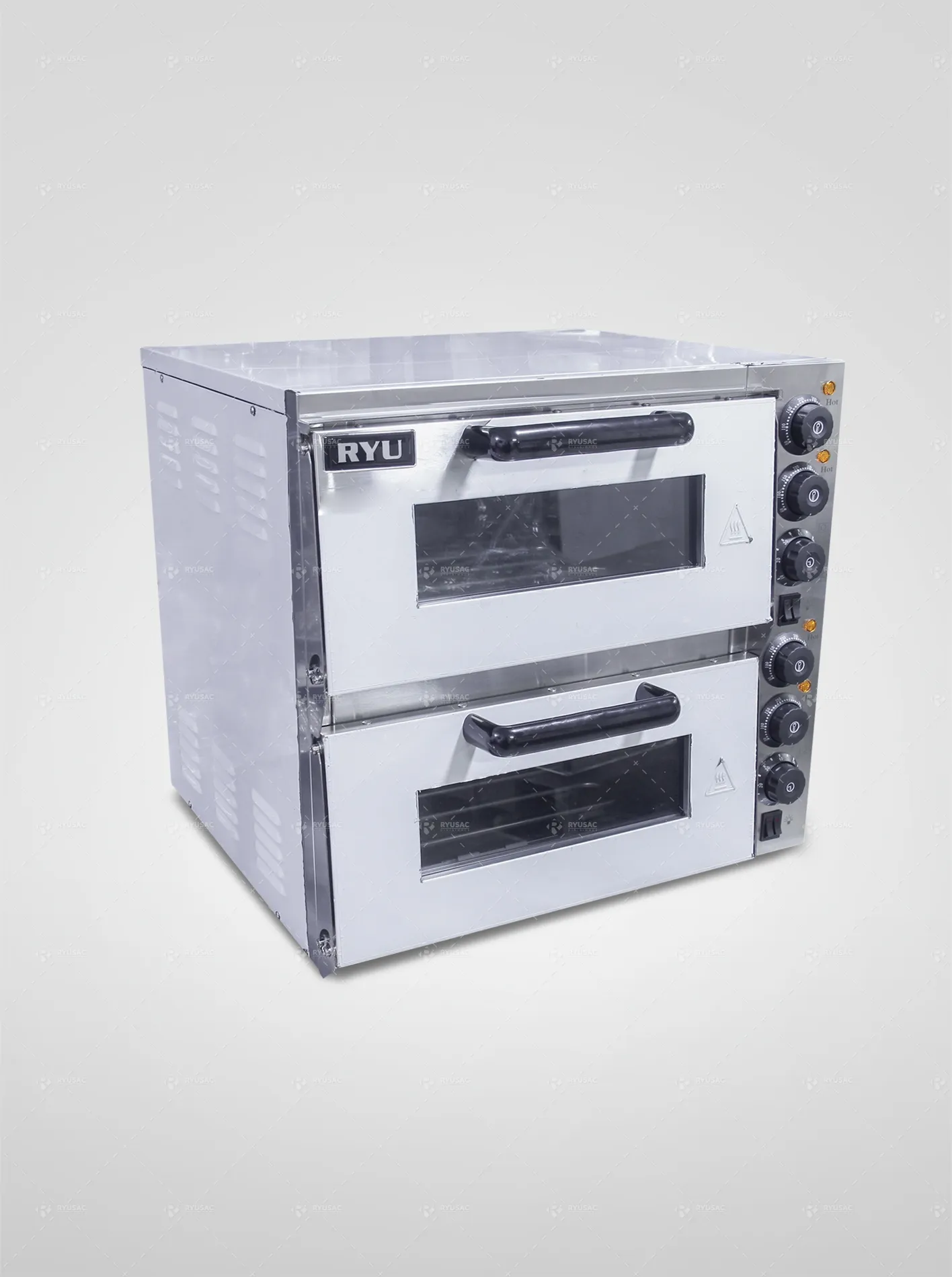 Horno para Pizza Eléctrico de 2 Camaras independientes - RYU