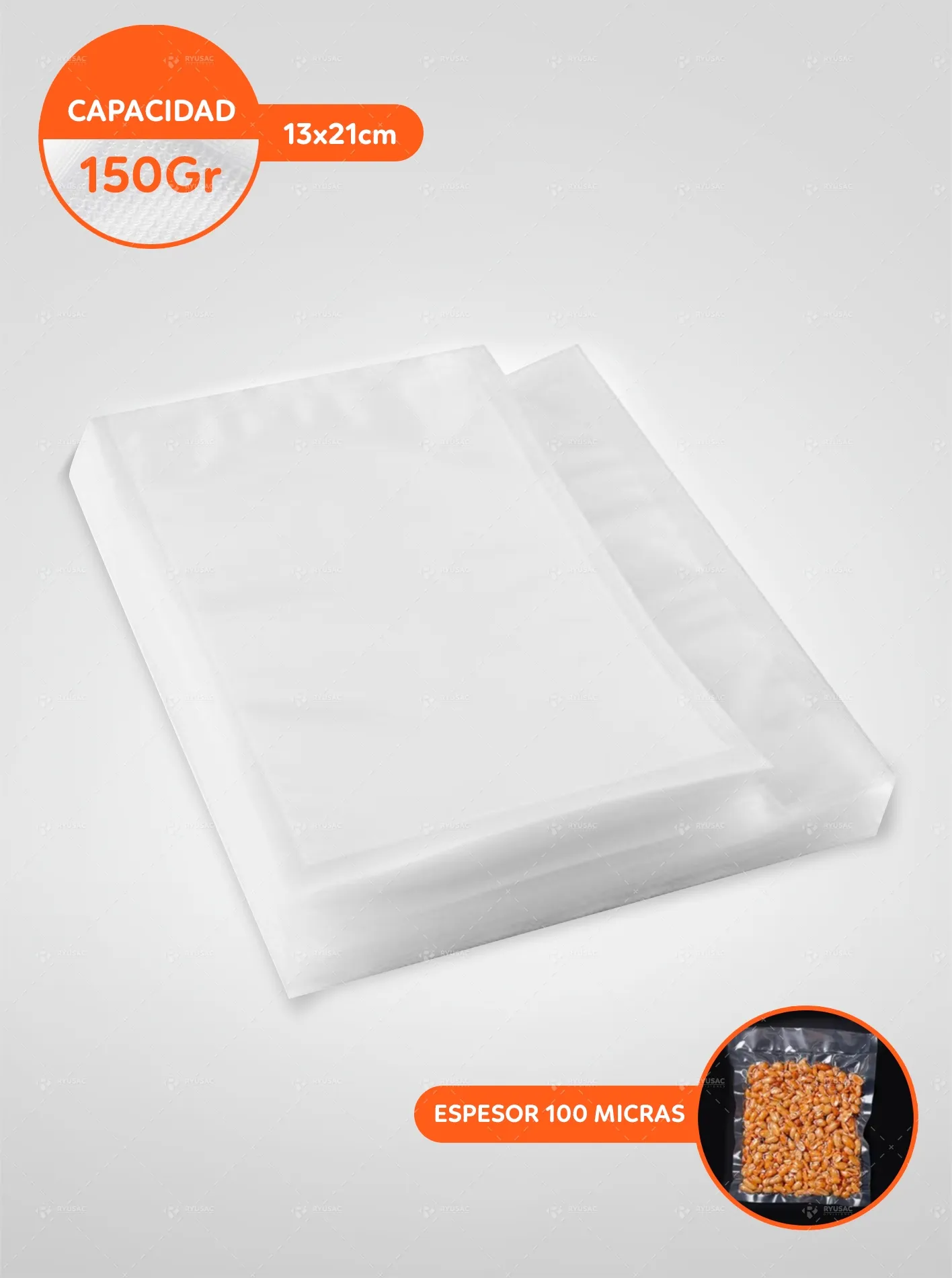 Bolsas de Nylon 150gr-250gr-500gr-1kg-2kg-5kg