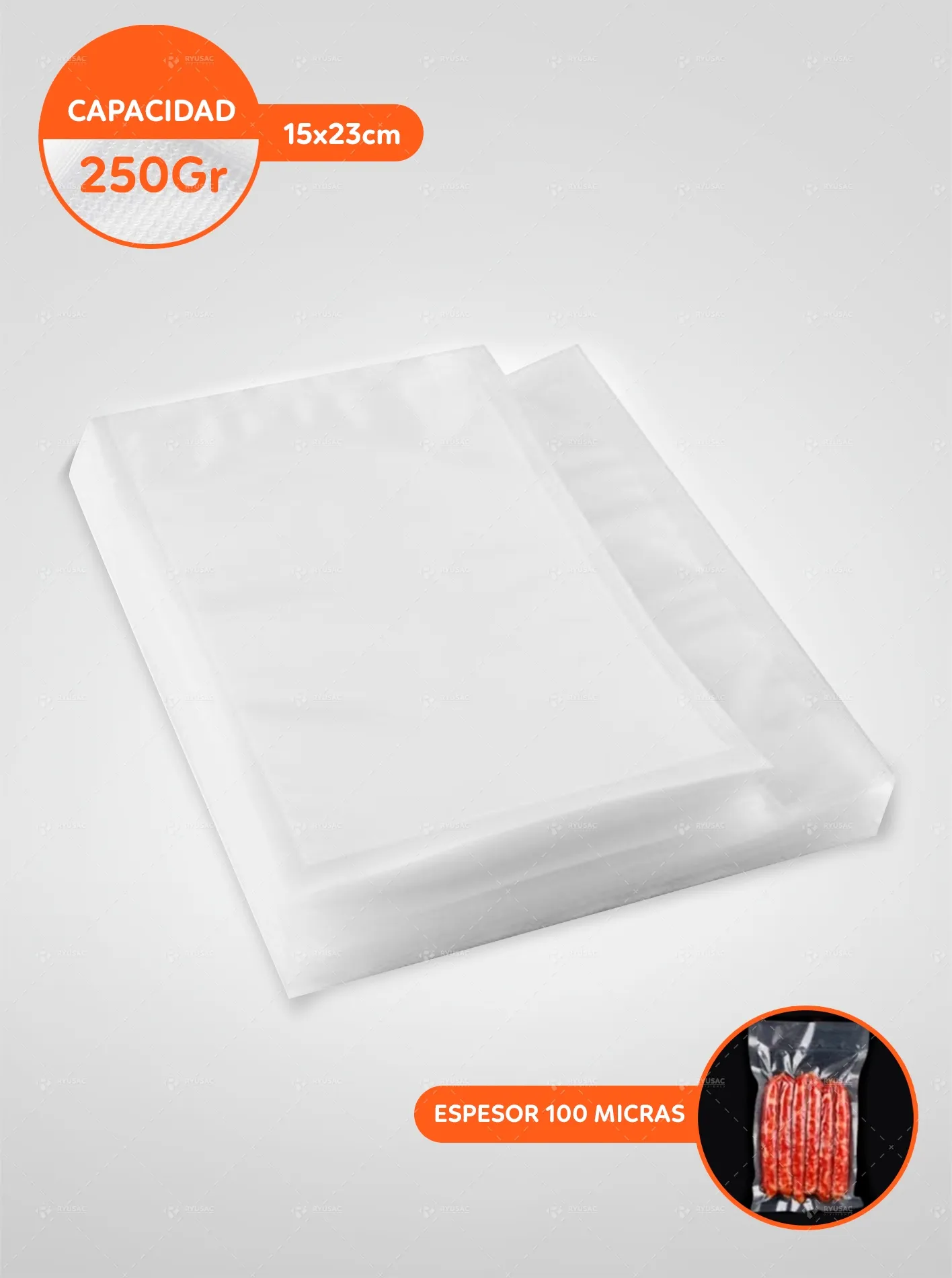 Bolsas de Nylon 150gr-250gr-500gr-1kg-2kg-5kg