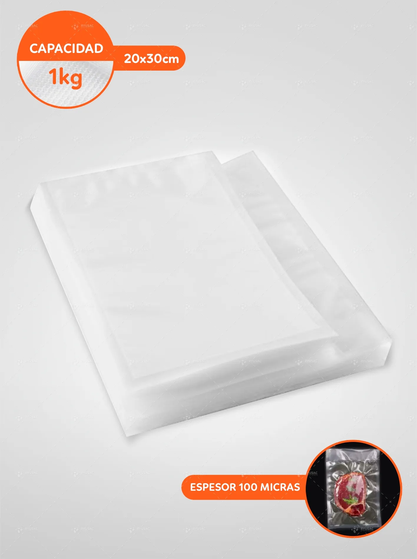 Bolsas de Nylon 150gr-250gr-500gr-1kg-2kg-5kg