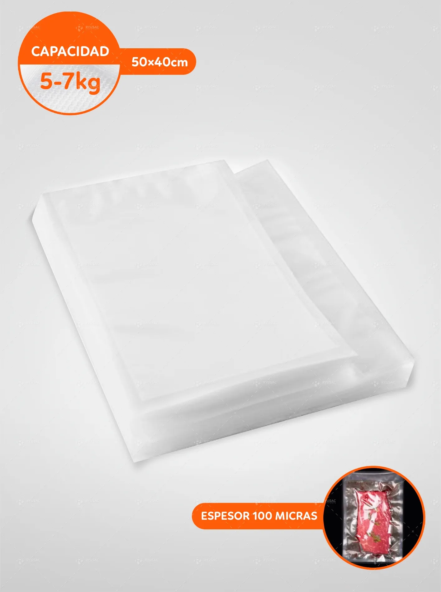 Bolsas de Nylon 150gr-250gr-500gr-1kg-2kg-5kg